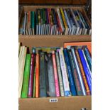 BOOKS, two boxes containing approximately seventy-five Railway related books and pocket guides (full