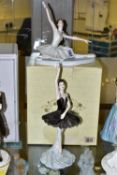 TWO LIMITED EDITION COALPORT FIGURINES FROM THE DARCY BUSSELL COLLECTION. comprising 'Odette - The