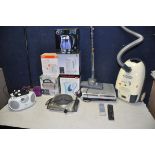 A SELECTION OF HOUSEHOLD ELECTRICAL to include a The Boss B4111 vacuum, Philips AZ3012 cd sound