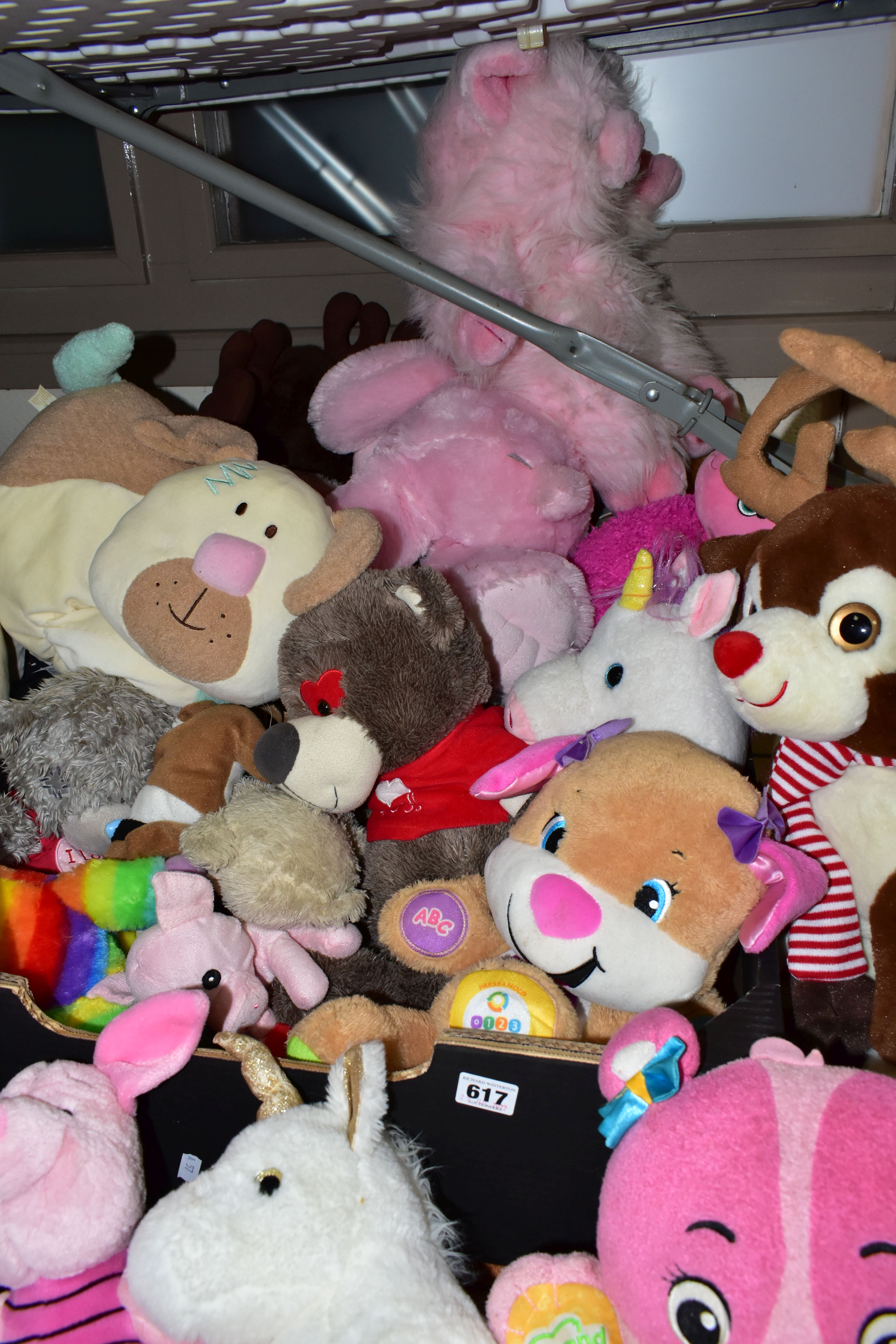 TWO BOXES OF RUGBY TOPS AND SOFT TOYS, to include a Villa scarf, three St. Helens rugby tops, - Image 3 of 4