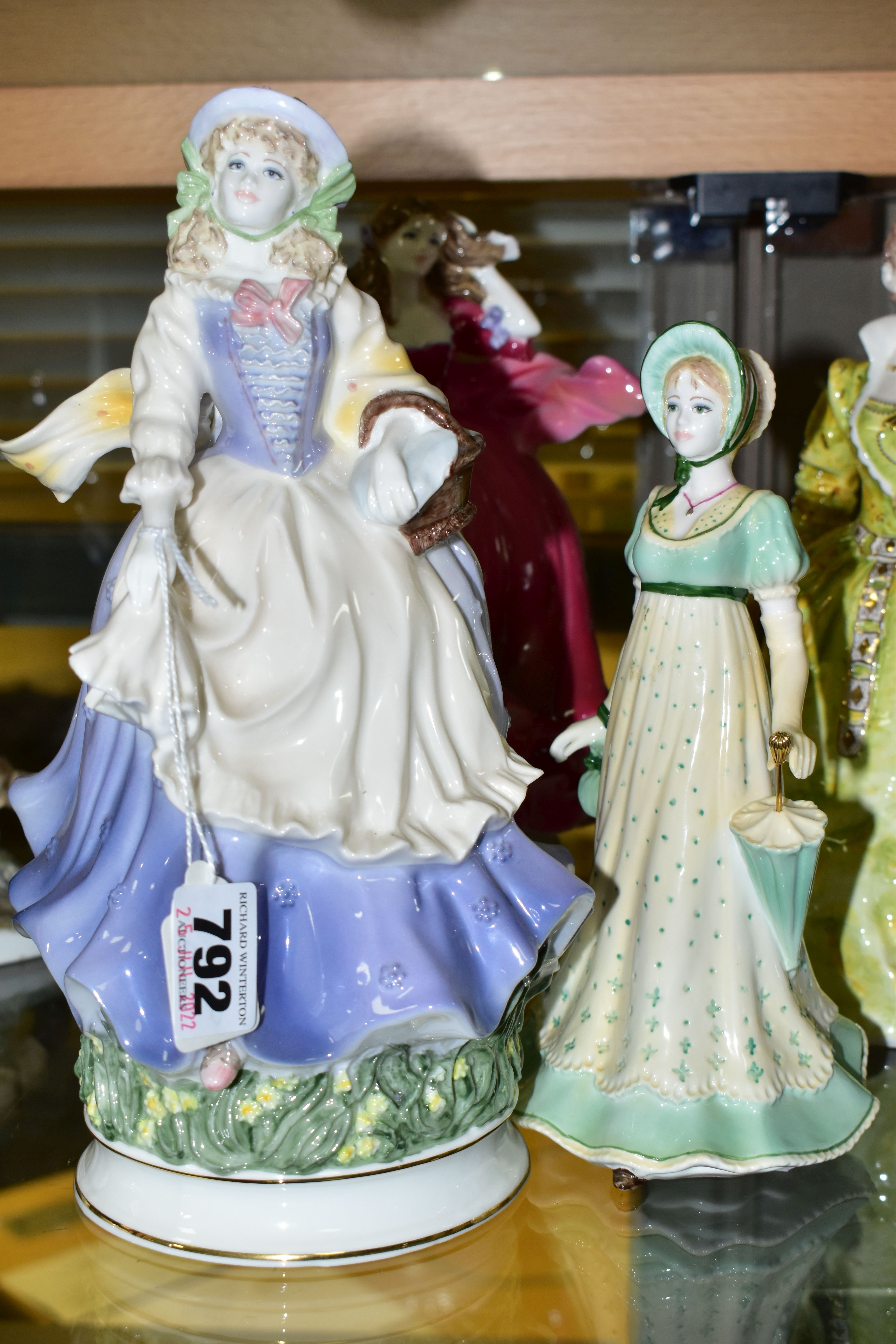 FIVE LIMITED EDITION COALPORT FIGURINES, comprising Cathy and Tess from the 'Epic Story - Image 3 of 6