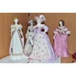 FOUR COALPORT FIGURINES FROM THE 'FEMMES FATALES' COLLECTION, comprising Mrs Fitzgerald 812/12,500