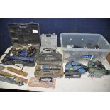 A COLLECTION OF ELECTRICAL TOOLS to include PowerCraft PH26 rotary hammer drill, Nu-Tool MPT750