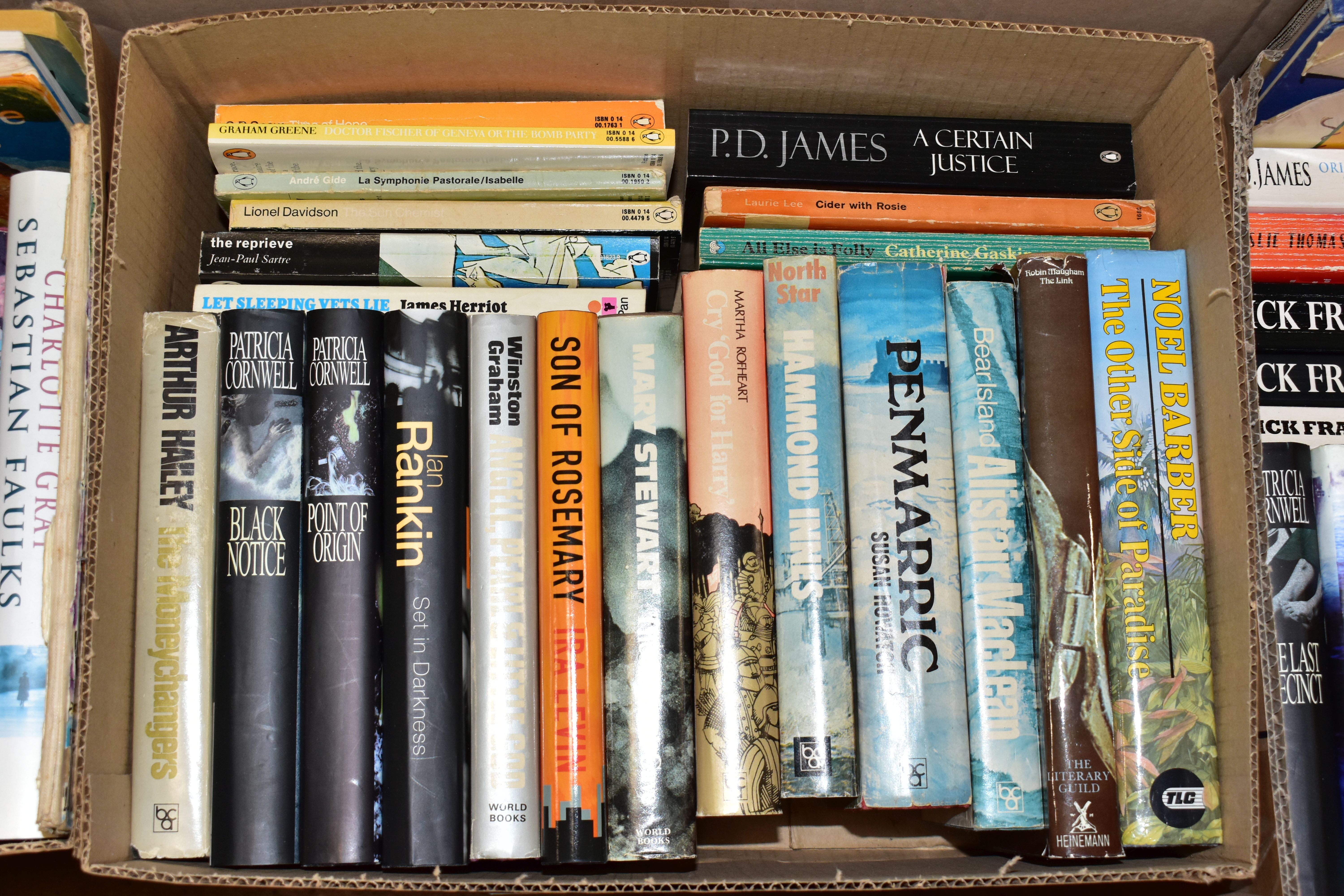 BOOKS, eight boxes containing approximately 280 titles in hardback and paperback format, mostly - Image 4 of 9