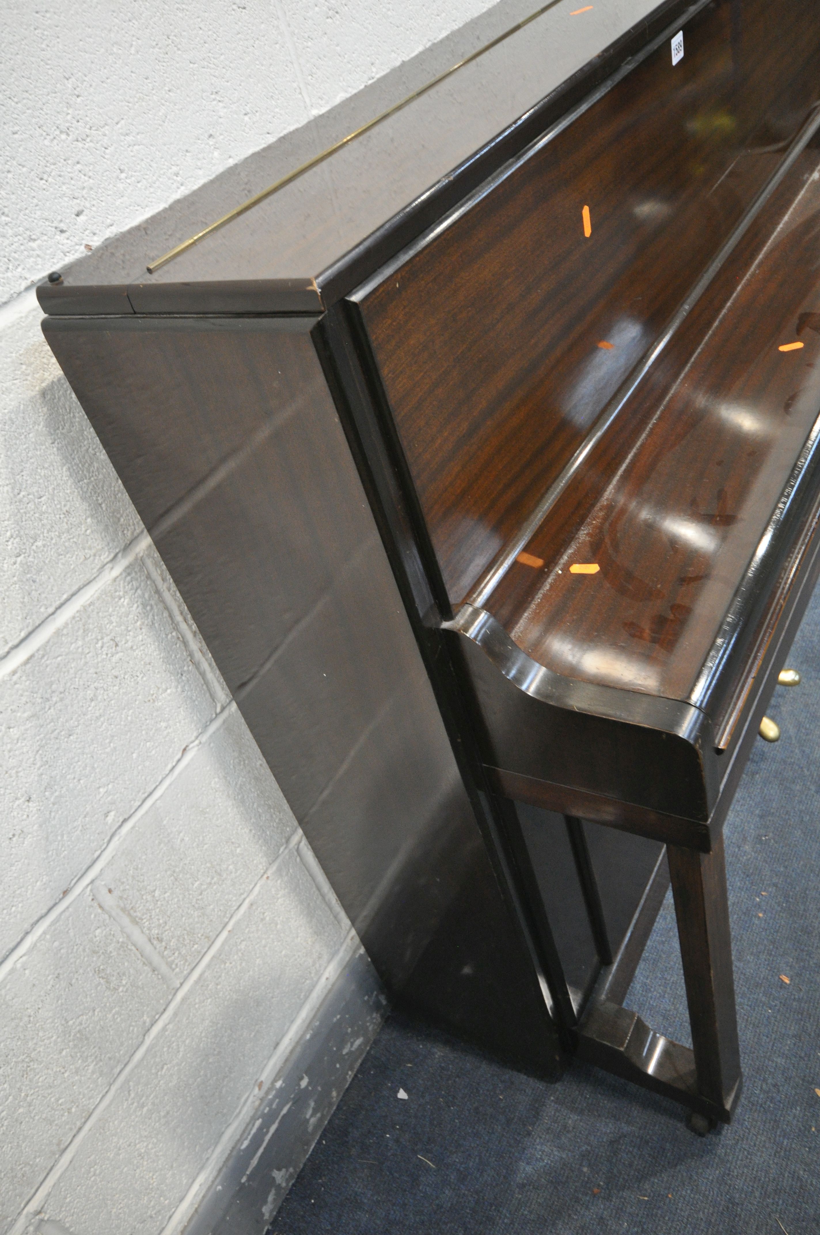 A PRIESTLEY MAHOGANY CASED UPRIGHT PIANO, width 136cm x depth 49cm x height 110cm (condition - all - Image 2 of 4