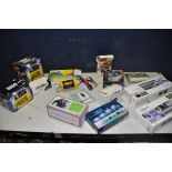A COLLECTION OF BATTERY CHARGERS AND POWERPACKS, to include two Power station 6 volt lantern battery
