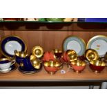A QUANTITY OF ASSORTED AYNSLEY CABINET PART TEA SETS AND PART DINNER SETS, comprising two 9348 /