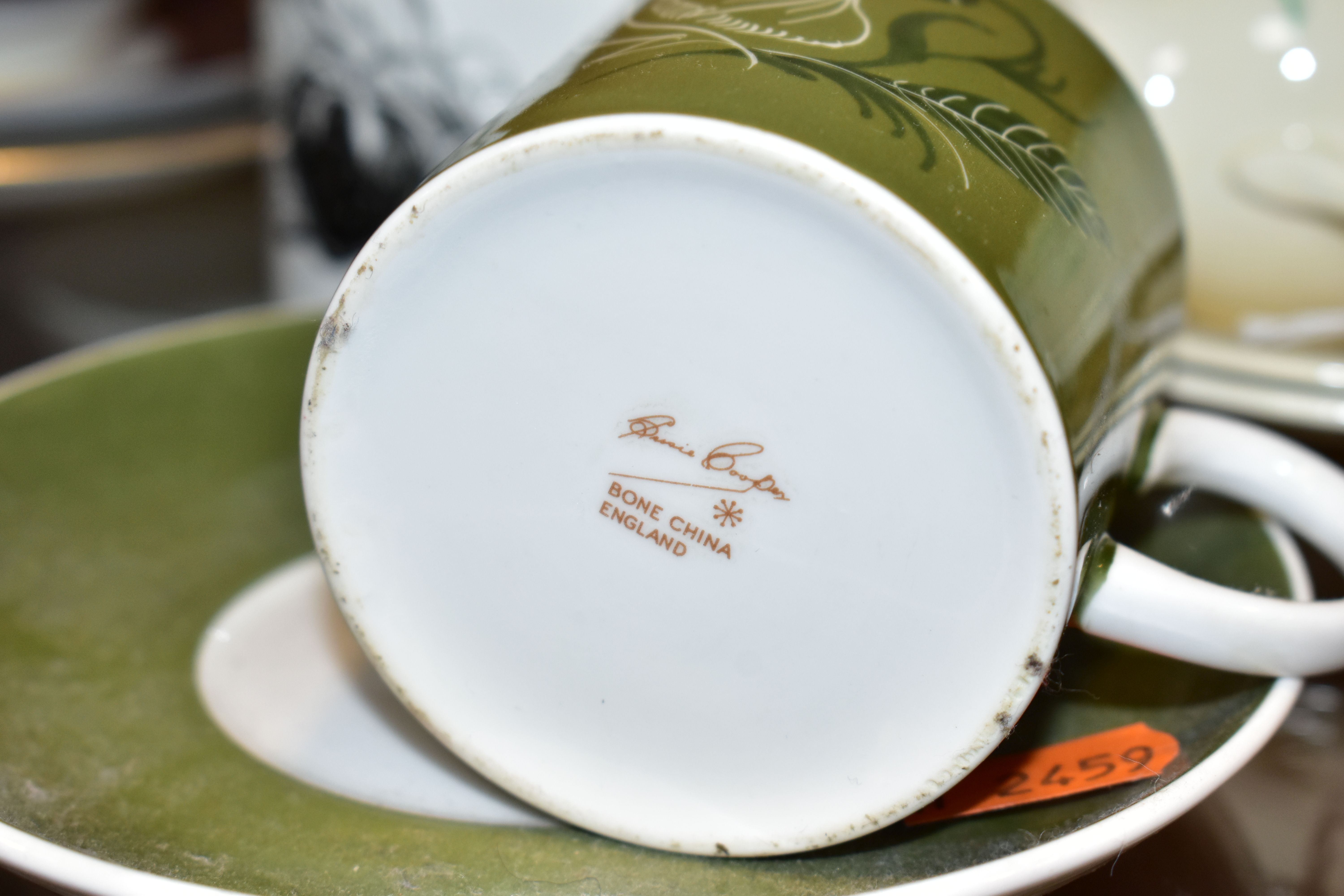 A COLLECTION OF SUSIE COOPER DESIGN COFFEE CUPS AND SAUCERS AND TWO OTHER TRIOS, the Susie Cooper to - Image 2 of 6
