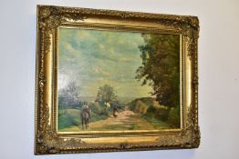 A QUANTITY OF PICTURES AND PRINTS ETC, to include a print on canvas 'The Road to Sevres' by Jean-