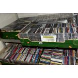 SIX BOXES OF CDS, approximately eight hundred to nine hundred CDs, various genres, artists to