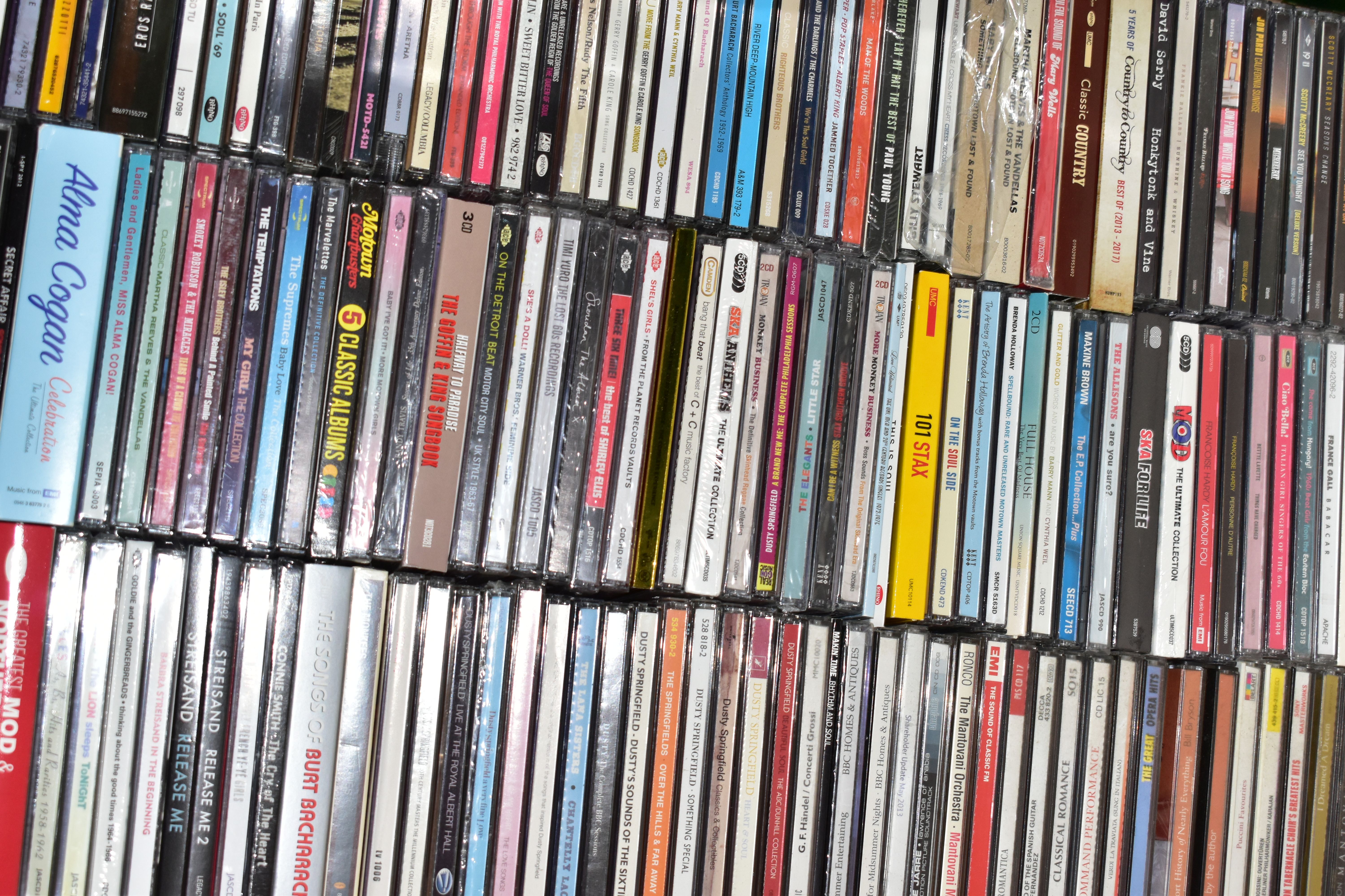 SIX BOXES OF CDS, to include approximately eight hundred CDs, with a mixture of genres and artists - Image 6 of 7