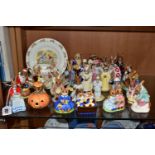 TWENTY SEVEN ROYAL DOULTON BUNNYKINS FIGURES AND THREE PIECES OF ROYAL DOULTON BUNNYKINS GIFT