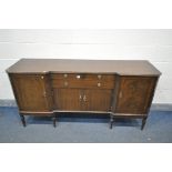 A MAHOAGANY SIDEBOARD, width 175cm x depth 49cm x height 88cm