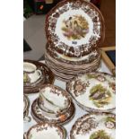 A ONE HUNDRED AND THIRTY NINE PIECE PALISSY (ROYAL WORCESTER) GAME SERIES DINNER SERVICE, comprising