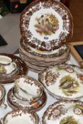 A ONE HUNDRED AND THIRTY NINE PIECE PALISSY (ROYAL WORCESTER) GAME SERIES DINNER SERVICE, comprising