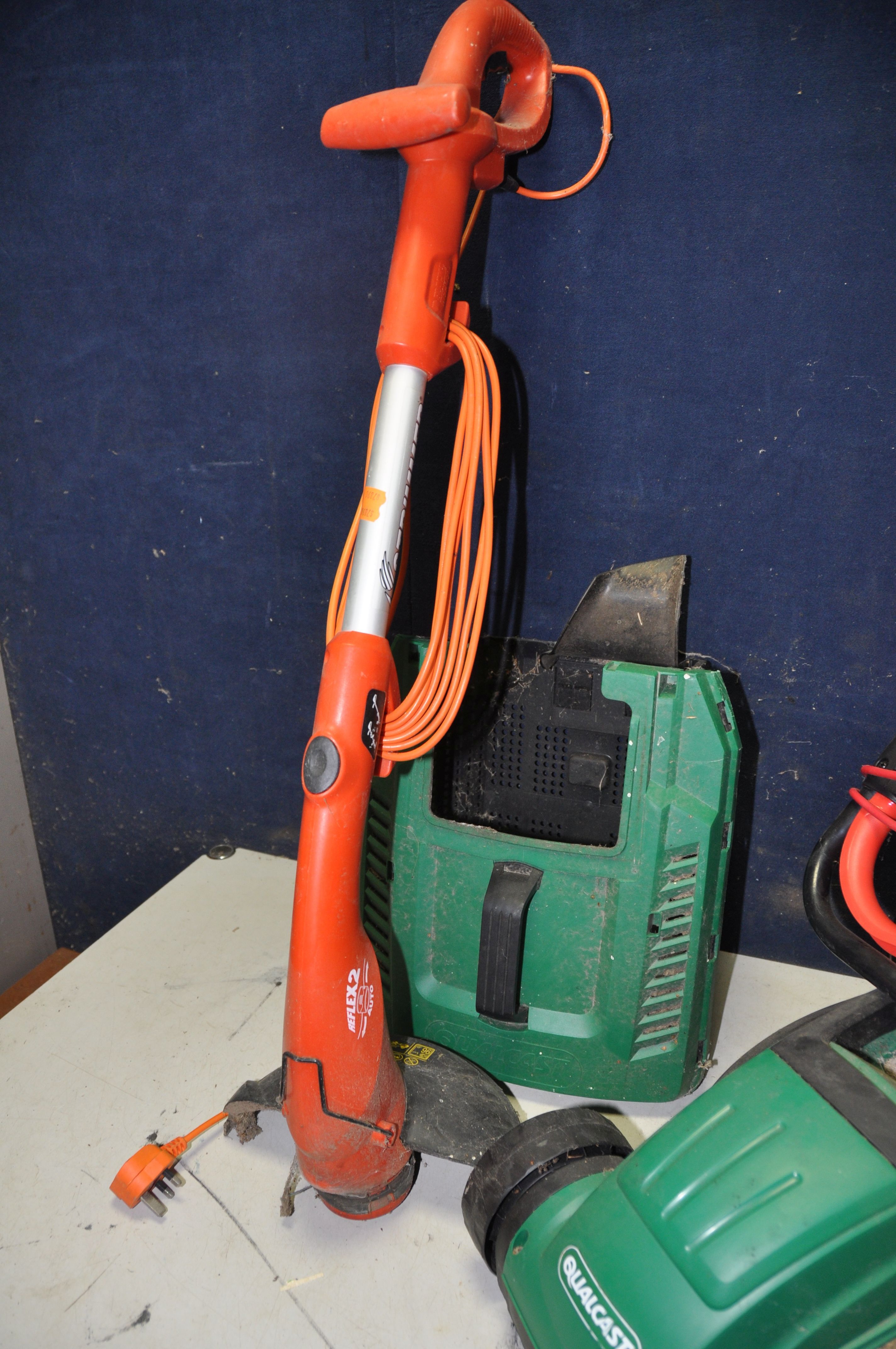 A QUALCAST M2E1232M LAWN MOWER with grass box and a Black and Decker GL315 reflex 2 strimmer (both - Image 3 of 3