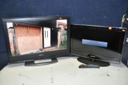 A SONY KDL-32S2530 32in TV with remote along with a Samsung LE26D450G1W 26in TV with remote (both