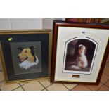 A JOSEPH SULKOWSKI SIGNED LIMITED EDITION PRINT 'DON'T FORGET ME', depicting a Spaniel dog looking