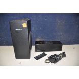 A ORBITSOUND M9 SOUNDBAR along with Orbitsound bassbox with remote power pack faulty (UNTESTED) (2)