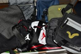 BAGS, thirteen assorted 'man bags' from manufacturers including Nike, Adidas, Lyle & Scott,