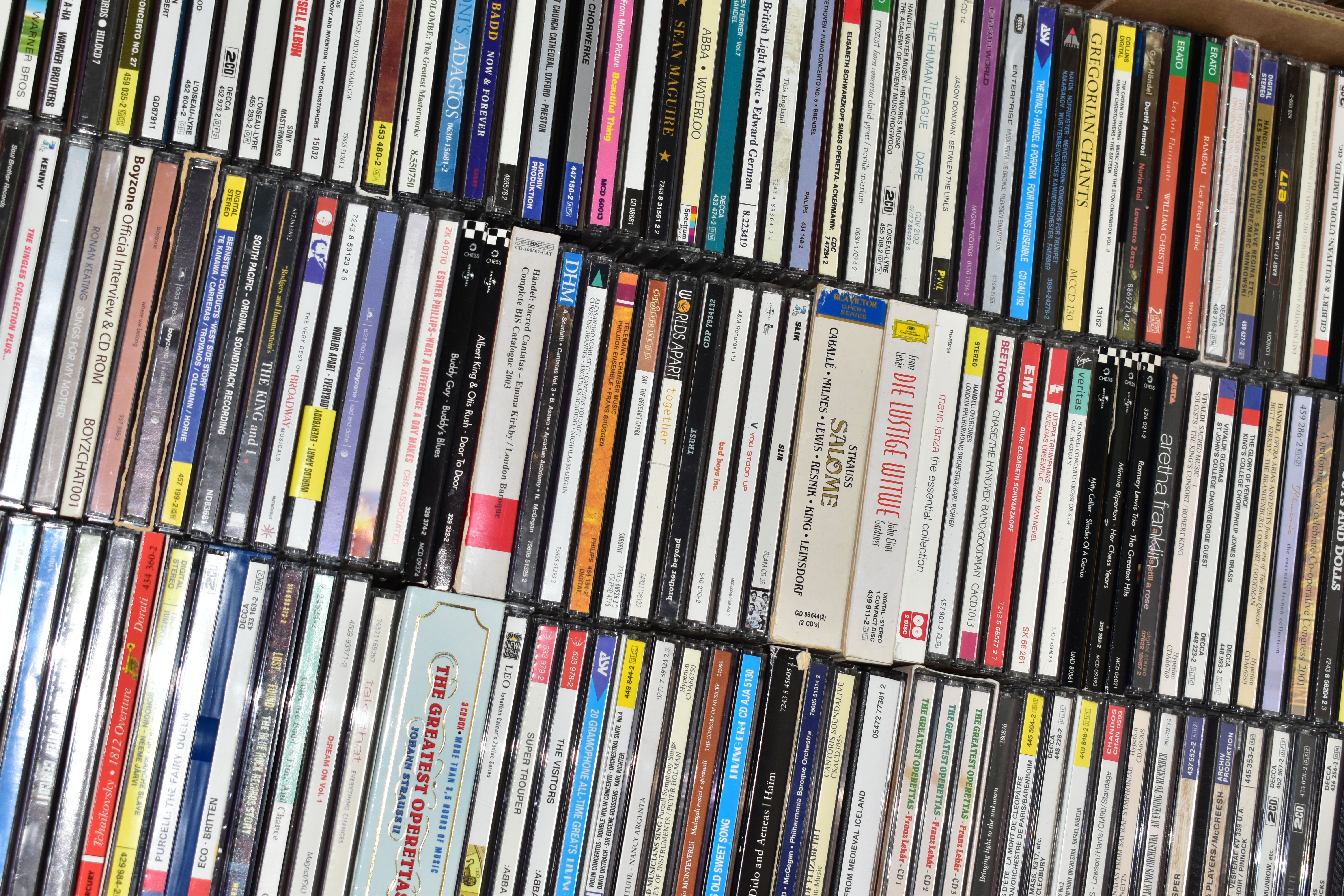 SIX BOXES OF CDS, to include approximately eight hundred CDs, with a mixture of genres and artists - Image 5 of 7