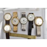 A SELECTION OF SEKONDA AUTOMATIC AND HAND WOUND WRISTWATCHES, to include a gold plated Sekonda