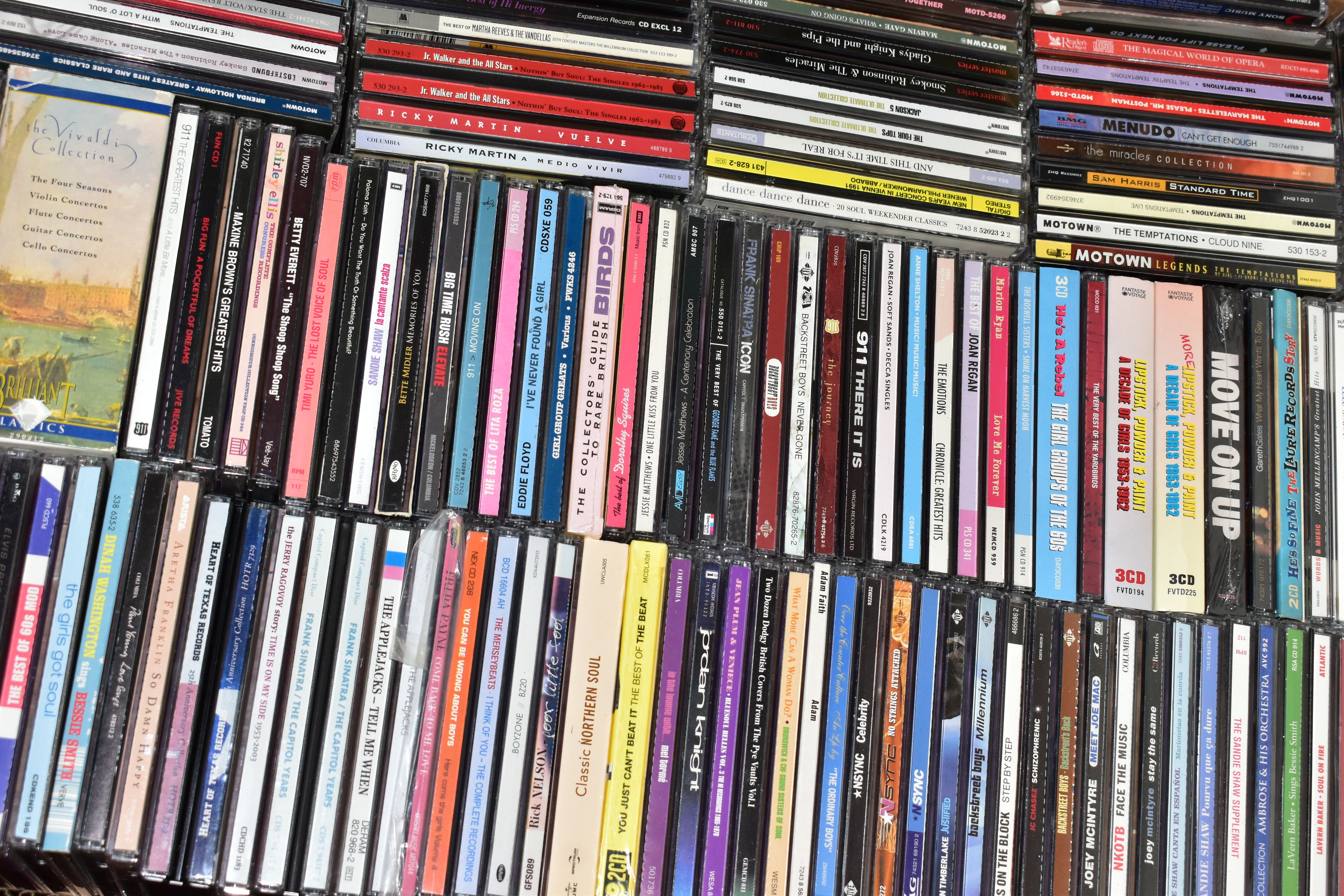 SIX BOXES OF CDS, to include approximately eight hundred CDs, with a mixture of genres and artists - Image 4 of 7