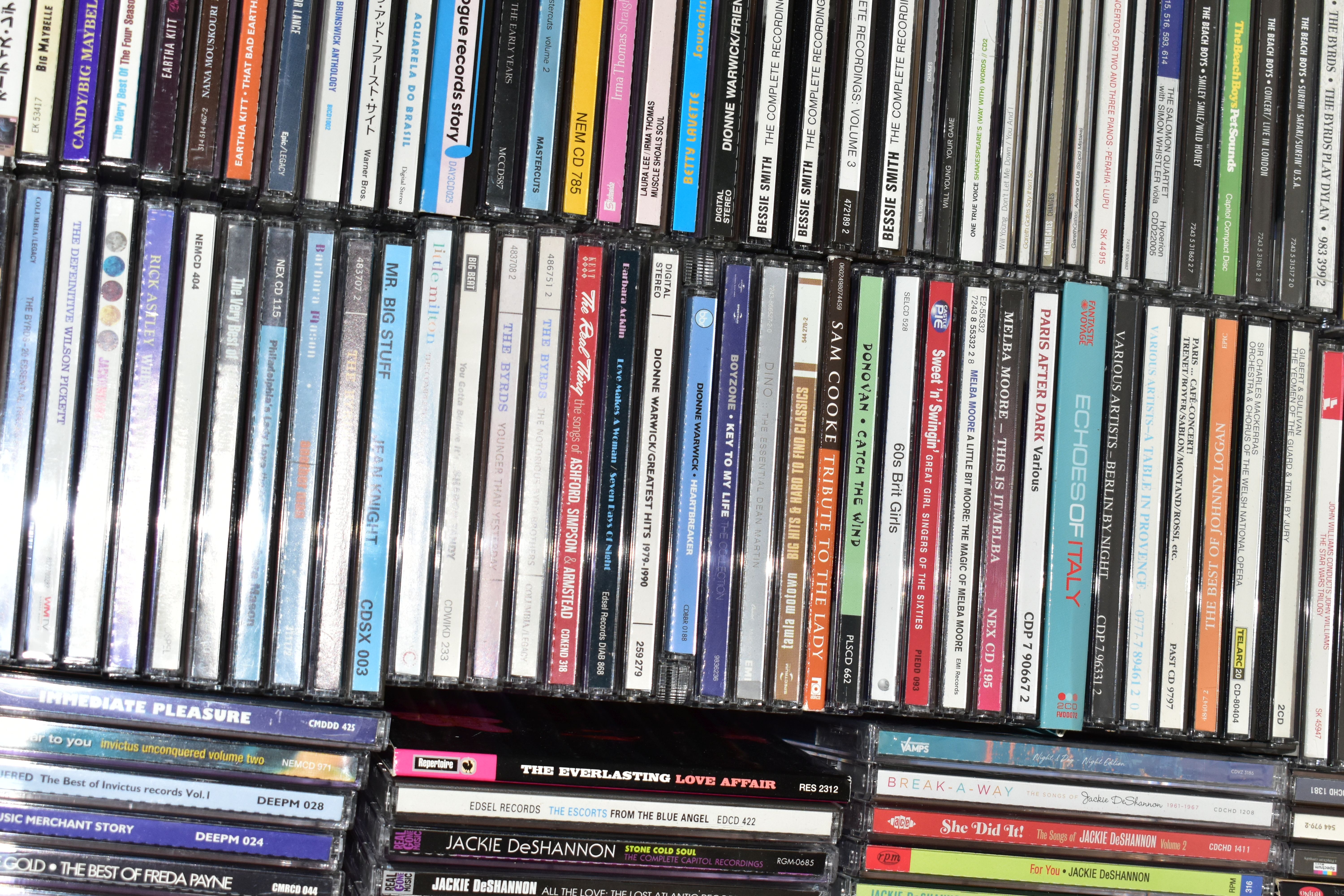 SIX BOXES OF CDS, to include approximately eight hundred CDs, with a mixture of genres and artists - Image 2 of 7