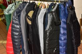 TWENTY FOUR MEN'S FASHION COATS AND HOODIES, brands include Pretty Green, 883 Police, Voi Jeans,