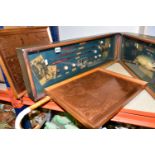 TWO COPPERCRAFT ETCHINGS AND TWO NOVELTY GOLF AND FISHING DISPLAYS, to include a CopperCraft etching