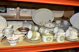 A LARGE QUANTITY OF MISCELLANEOUS ROYAL DOULTON TEA SETS, comprising a 'Cordeliére' pattern