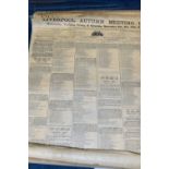 LIVERPOOL RACECOURSE, a collection of twenty-four original race meeting broadsheets from the July