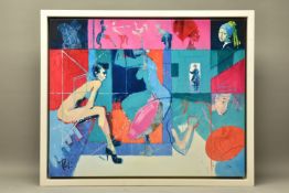TOBY MULLIGAN (BRITISH 1969) 'PROVOCATIVE INFLUENCE', a signed artist proof print depicting female