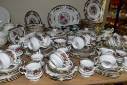 A ONE HUNDRED AND TWENTY TWO PIECE QUEEN'S FLOWER OF AMARAN DINNER SERVICE, comprising two