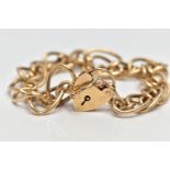 A 9CT GOLD BRACELET, yellow gold multi oval hollow link bracelet, hallmarked 9ct Birmingham,