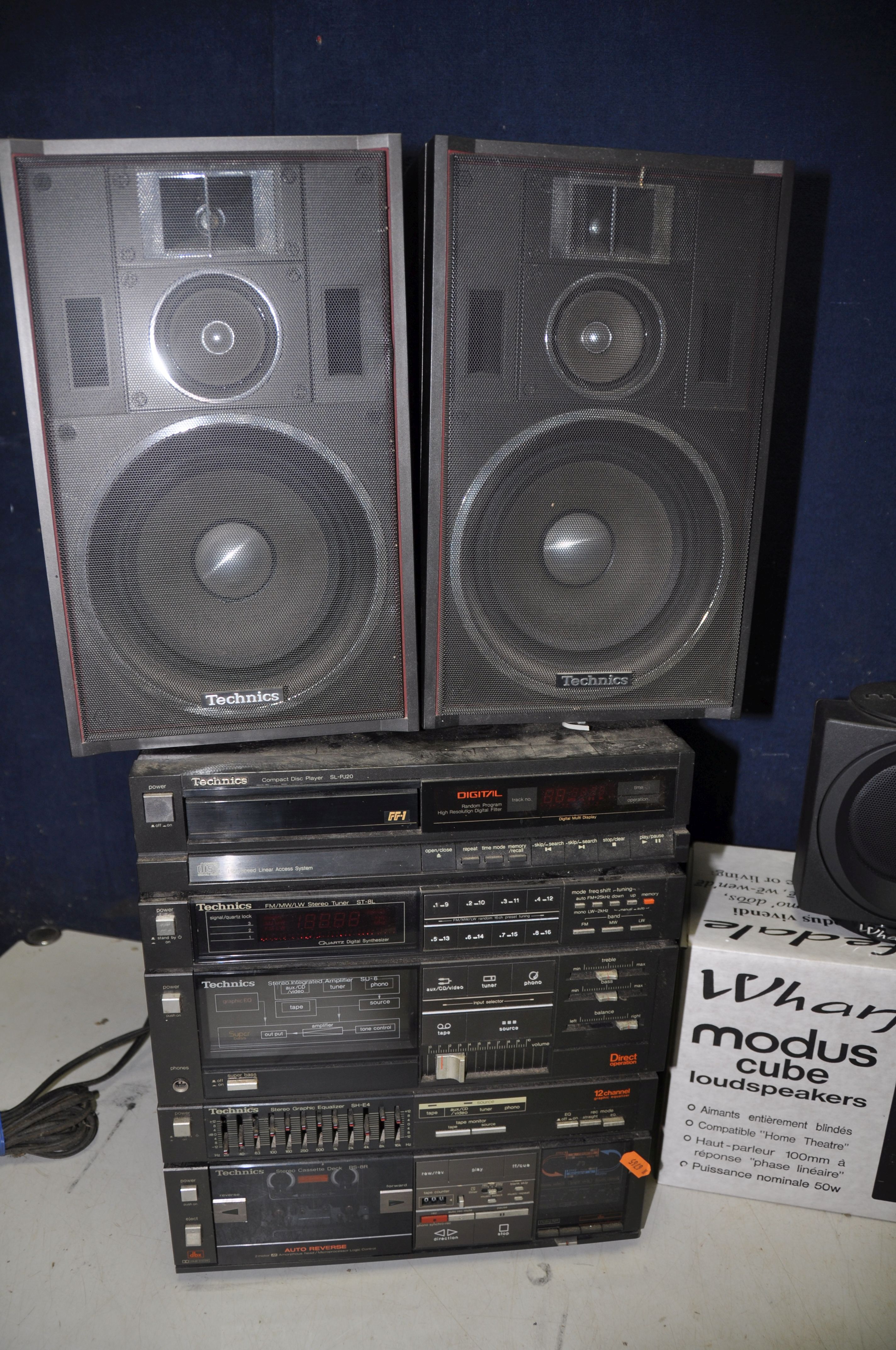 TWO BOXED PAIRS OF WHARFDALE MODUS SPEAKERS, comprising a pair of Wharfdale modus micro cube - Image 3 of 4