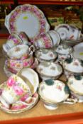 A GROUP OF ROYAL ALBERT TEA AND DINNER WARES, including a twenty three piece Serena part tea set