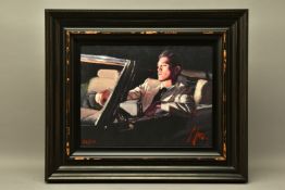 FABIAN PEREZ (ARGENTINA 1967) 'LATE DRIVE II', a male figure in a convertible car, signed limited