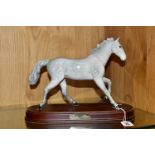A BESWICK CONNOISSEUR 'ONE MAN' FIGURE SIGNED BY THE RACEHORSE'S OWNER JOHN HALES, model no 266,