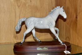 A BESWICK CONNOISSEUR 'ONE MAN' FIGURE SIGNED BY THE RACEHORSE'S OWNER JOHN HALES, model no 266,