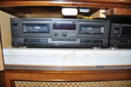 A TECHNICS SEPARATES HI-FI SYSTEM, comprising a Technics RS-TR212 cassette deck, Technics SA-