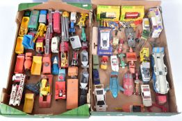 A QUANTITY OF UNBOXED AND ASSORTED PLAYWORN DIECAST VEHICLES, to include Spot-On Ford Thames