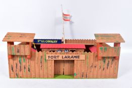 A BOXED WOODEN U.S. 5TH CAVALRY FORT LARAMIE, No.YT4348, possibly by Victory-Nelson Joy Toys,