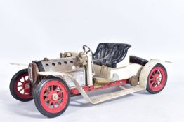 AN UNBOXED MAMOD LIVE STEAM ROADSTER, No.SA1, not tested, playworn condition, has been fired up,