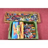 A QUANTITY OF UNBOXED AND ASSORTED MAINLY MATTEL HOT WHEELS DIECAST VEHICLES, mainly recent