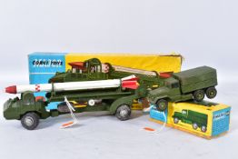 A BOXED CORGI MAJOR TOYS CORPORAL GUIDED MISSILE ON ERECTOR VEHICLE, No.1113, playworn condition