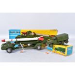 A BOXED CORGI MAJOR TOYS CORPORAL GUIDED MISSILE ON ERECTOR VEHICLE, No.1113, playworn condition