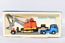 A BOXED CORGI BEDFORD TK MACHINERY CARRIER AND PRIESTMAN CUB SHOVEL, Gift Set No.27, appears
