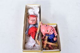 TWO BOXED PELHAM PUPPETS, Pinky & Perky, both appear complete and in good condition but require