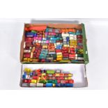 A QUANTITY OF UNBOXED AND ASSORTED MAINLY MATCHBOX 1-75 SERIES MODELS, playworn condition,